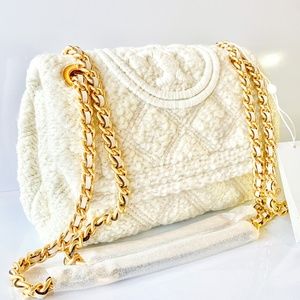 Tory Burch Fleming Small Soft Boucle Convertible Crossbody